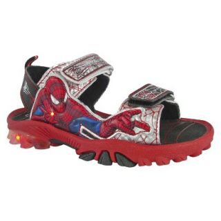 Toddler Boys Spiderman Hiking Sandals   Red 8
