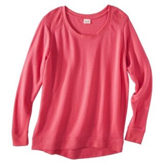 Mossimo Supply Co. Juniors Plus Size Long Sleeve Sweatshirt   Red 1