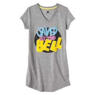 Vintage Juniors Dorm Tee   Saved By The Bell Grey XS