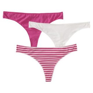 Gilligan & OMalley Womens 3 Pack Modal Thong   Valentine XL