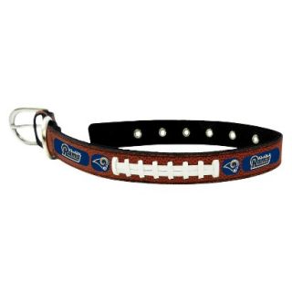 St. Louis Rams Classic Leather Large Football Collar