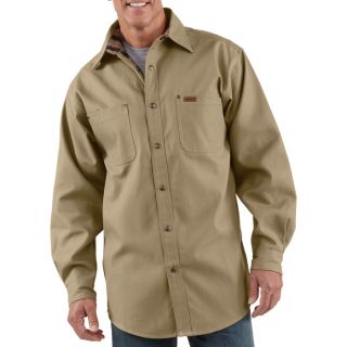 Carhartt Canvas Shirt Jacket   Cottonwood, XL, Model S296