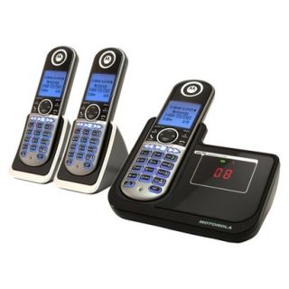 Motorola DECT 6.0 Cordless Phone System (MOTO P1003) with Answering Machine, 3