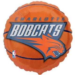 Charlotte Bobcats Basketball Foil Balloon