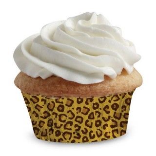 Leopard Mini Muffin Cups (100)