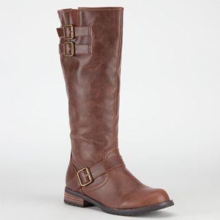Womens Riding Boots Brown In Sizes 6, 8.5, 6.5, 10, 7, 8, 9, 5.5,