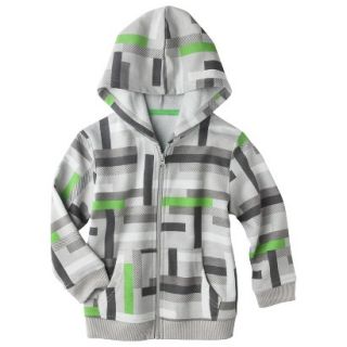 Circo Infant Toddler Boys Geometric ZipUp Sweatshirt   Gray Mist 18 M