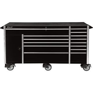Excel 72 Inch Metal Roller Tool Cabinet   14 Drawers, Model TB7207 X