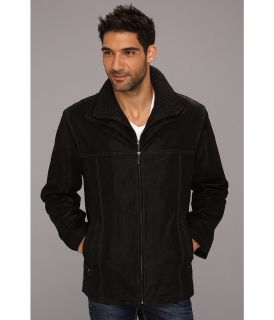 Scully Carl Jacket with Knit Zip Out Front and Collar Mens Jacket (Black)