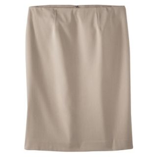Merona Womens Plus Size Classic Pencil Skirt   Khaki 20W