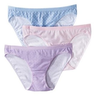 Hanes Womens Premium 3 Pack Comfort Blend Bikini CB42AS   Assorted