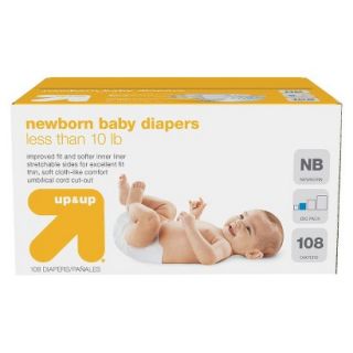 up & up Disposable Diapers Big Pack   Size Newborn (108 Count)