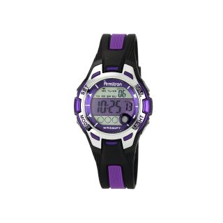 Armitron Womens Purple Chronograph 20ATM Digital Sport Watch