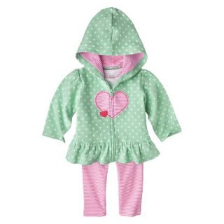 Just One YouMade by Carters Newborn Girls 3 Piece Cardigan Set   Pink 9 M