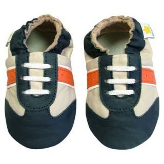 Ministar Beige/Navy/Orange Infant Sport Shoe   X Large