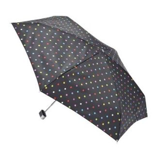 Totes Dots Purse Umbrella   Black