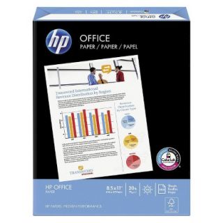 HP Office Paper, 92 Brightness, 20 lb   White (5000 Sheets Per Carton)