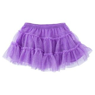 Cherokee Infant Toddler Girls Full Glitter Skirt   Vibrant Orchid 12 M