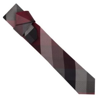City of London Mens Tie   Large Red/Black Check