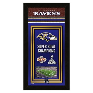 NFL Baltimore Ravens Framed Championship Banner