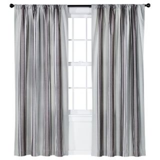 Threshold Farrah Awning Stripe Window Panel   Gray (54x95)