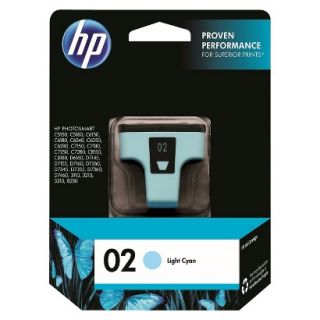 HP 02 Printer Ink Cartridge   Light Cyan