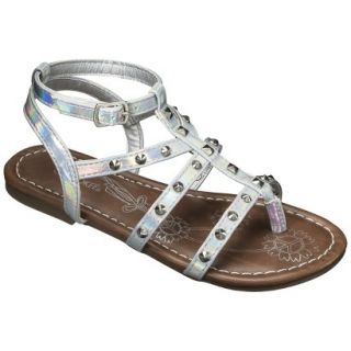 Girls Cherokee Fran Gladiator Sandals   Silver 4