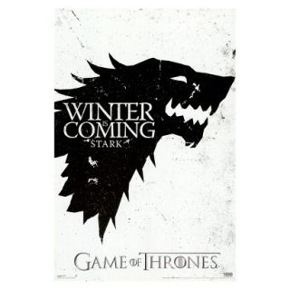 Art   Game of Thrones   Winter is Coming   House Stark Framed Poster