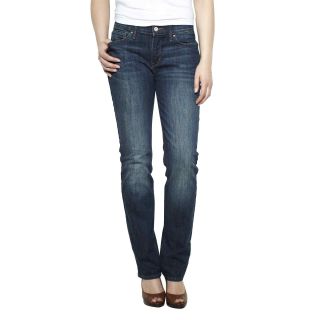 Levis 525 Perfect Waist Straight Leg Jeans, Sapphire (Blue), Womens