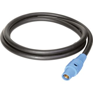 CEP Power Cord with Cam Lock   200 Amps, 10Ft.L, Blue, Model 6121PBU