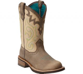 Womens Ariat Unbridled™   Brown Bomber/Cream Full Grain Leather Boots
