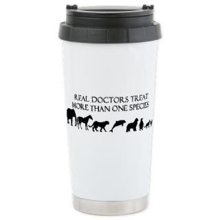  Real Doctors are Vets Ceramic Travel Mug