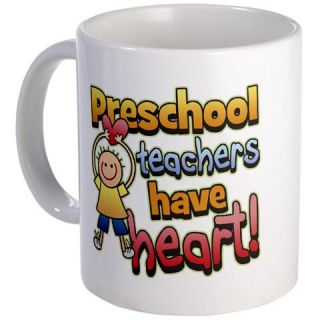  Preschool Teacher Heart Mug