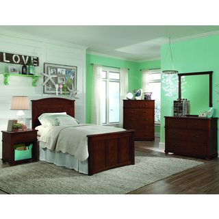 Bolton Furniture Woodridge Arched Twin Bed Brown Size Twin