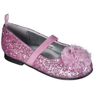 Toddler Girls Genuine Kids from OshKosh Glitter Ballet Flats   Pink 7