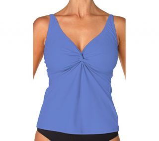 Womens Sunsets Underwire Twist Tankini   Periwinkle Separates
