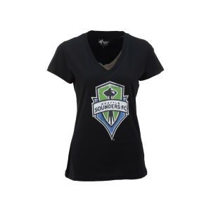 Seattle Sounders FC MLS Womens Slubbed V Team T Shirt