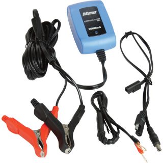 NPower Battery Charger for Powerpacks and 12 Volt Batteries   1 Amp