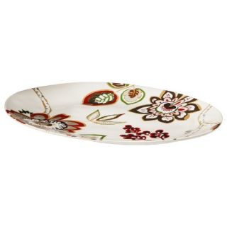 Threshold Jacobean Floral Oval Platter