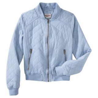 Mossimo Supply Co. Juniors Quilted Jacket  Light Blue XXL