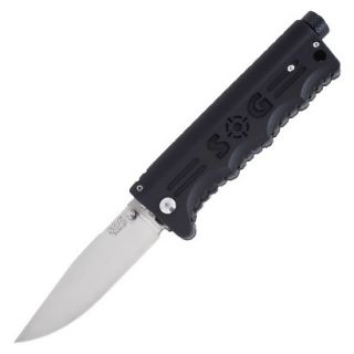 SOG Specialty Knives & Tools Blade Light Folding Knife   Black