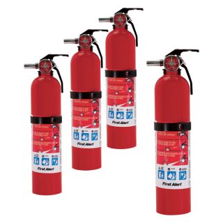 First Alert Home Fire Extinguisher   4 Pack, Rated 1 A10 BC, Model HOME1