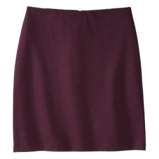 Mossimo Womens Plus Size Ponte Pencil Skirt   Purple 1