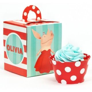 Olivia Cupcake Wrapper Combo Kit