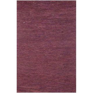 Hand woven Purple Hemp Rug (36 X 56)