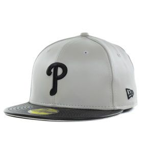Philadelphia Phillies New Era MLB 2013 Leather Fitted 59FIFTY Cap