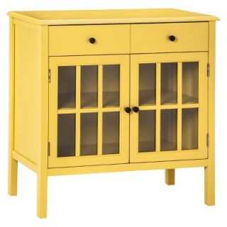 Accent Table Threshold Windham Accent Cabinet with Drawer   Yellow