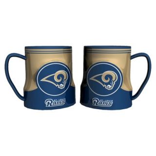 Boelter Brands NFL 2 Pack St. Louis Rams Game Time Mug   20 oz