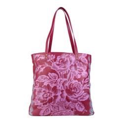 Womens Amy Butler Alissa Tote Cabbage Rose Raspberry
