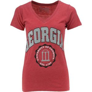 Georgia Bulldogs NCAA Womens Maude Vneck T Shirt